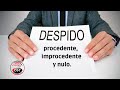 Tipos de despido