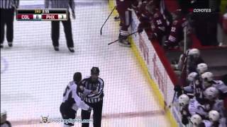 Hockeyfighters.cz  Cody McLeod vs Derek Morris.wmv