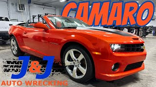 2011 Chevrolet Camaro Part Out: J \u0026 J Auto Wrecking Test Video Stock # RBCE355