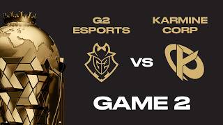 G2 Esports vs Karmine Corp - Game 2 | EWC Qualifier Bo5 | G2 vs KC