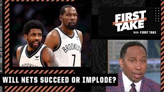 Stephen A. expects the Nets to be successful this season 👀🍿 | First Take
