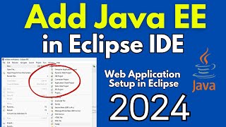 Install Java EE in Eclipse IDE [2024] | Web Application in Eclipse IDE| Servlet and JSP Setup