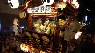 2017年熊谷うちわ祭 ～3日目-最終日-荒川區　お祭り広場 夜 退場