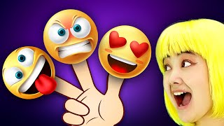 Finger Family Emoji Song - Nursery Rhymes & Kids Songs| Hahatoons Songs