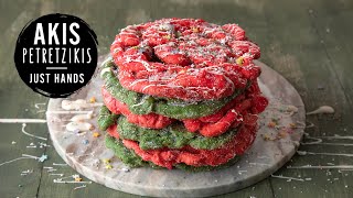 Christmas Funnel Cakes | Akis Petretzikis