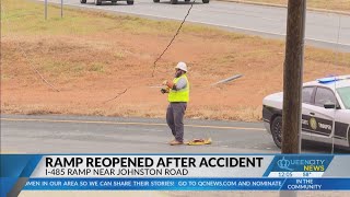 I-485 ramp lane reopens after downed powerlines