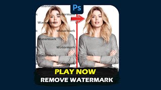 Remove Watermark ! 🤯😎 #shorts #photoshop