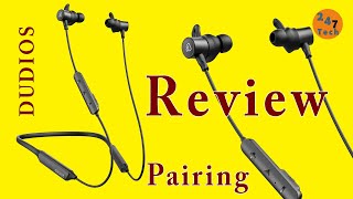 Review and Pairing of Dudios Zeus Pro Over the neck Bluetooth headphone