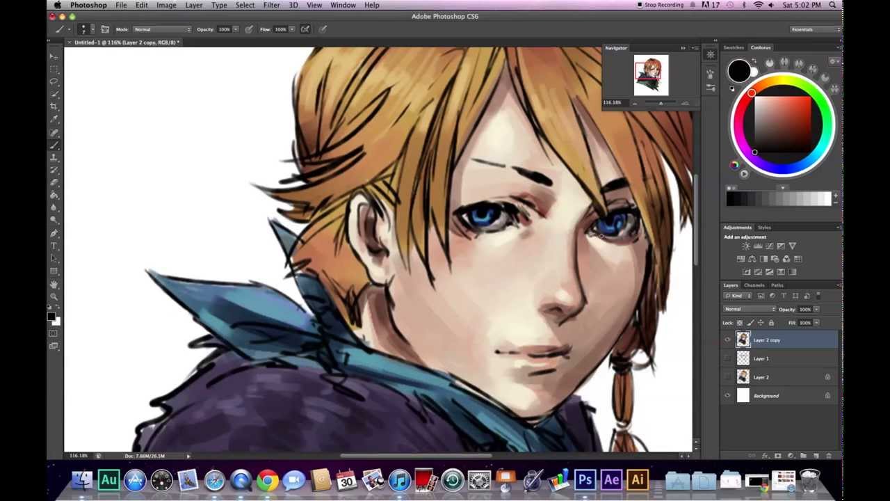 Digital Speedpaint Semi Realism Youtube