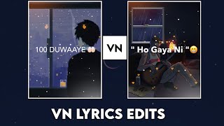 How To Create Lyrics Video In VN | VN Lyrics Edit | Vn Video Editor Tutorial