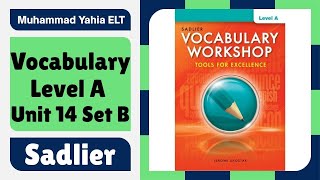Sadlier Vocabulary Level A Unit 14 Set B