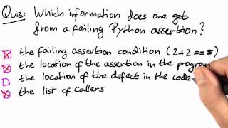 Assertions in Python - Software Debugging