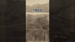 Evolution of Great Wall of China, 1500 - 2023. #shorts
