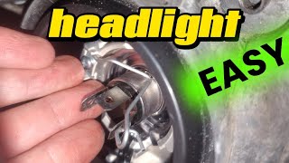 Headlight bulb replacement (2015 Honda Fit)