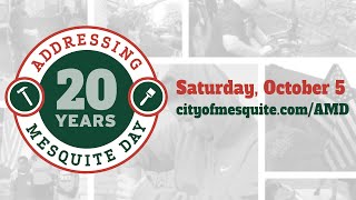 Addressing Mesquite Day: 20th Anniversary