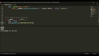 Scrollable Frame . Python - Tkinter -|- Scrollable Frame Using Canvas & Frame MouseWheel Scroll .