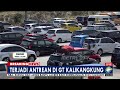 breaking news terjadi antrean di gerbang tol kalikangkung