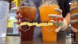 [cafe vlog🥭] 카페 브이로그 | 카페 봄봄 브이로그 | 음료제조 | 카페알바 브이로그