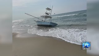 Vessel washes ashore at Cape Hatteras