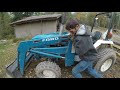 fixing a tractor