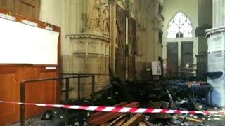 Mann nach Feuer in Kathedrale von Nantes in Gewahrsam | AFP