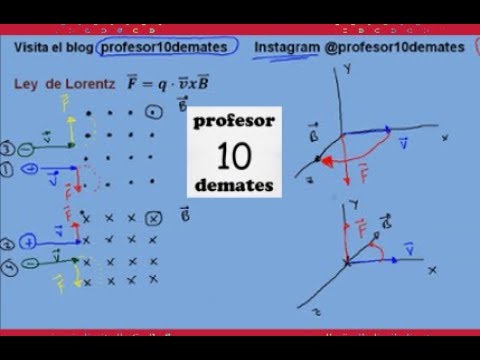 Ley De Lorentz Explicación Campo Magnético Ejercicios - YouTube