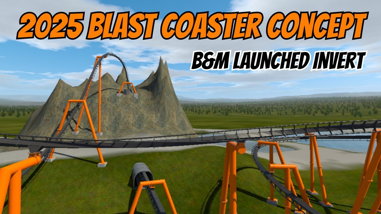 New 2025 Blast Coaster Concept | B&M Launched Invert | Canada’s ...