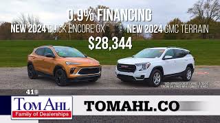 0% Financing Available at Tom Ahl Buick GMC - Rebates up to $6,000! Plus FREE Lifetime Warranty!