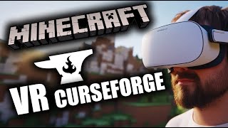 How To Install Minecraft In VR With Curseforge Vivecraft And Mods / Oculus / Vive / Index #minecraft