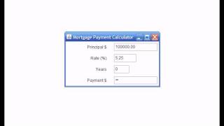 Mortgage Payment Calculator In Java