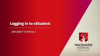 eStudent Tutorial 01 – Logging into eStudent