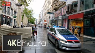Walking in Vienna - Stephansplatz - Binaural Recording (Wear heaphones)