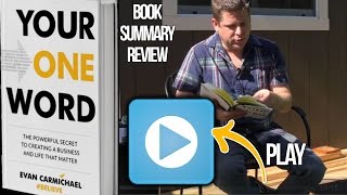 Your One Word Evan Carmichael Book Summary Review Overview
