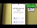 How To Setup DUAL SIM on Samsung Galaxy S25, Ultra, Plus (Dual SIM Card Slot or eSIM)