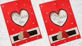 Valentine's day card making / Easy greeting card for Valentine's day/ Valentines day card ideas