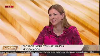 Napindító - Először indul színházi hajó a Kékszalagon (2023-07-03) - HÍR TV