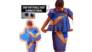 How to cut and stitch Flare | Crop Top