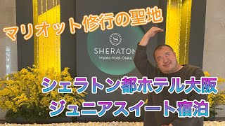 【大阪】シェラトン都ホテル大阪　ジュニアスイート　マリオット修行聖地