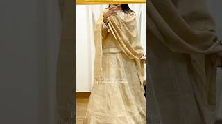 Pure Khadi Silk Lehanga Set with Chikankari and Mukaish