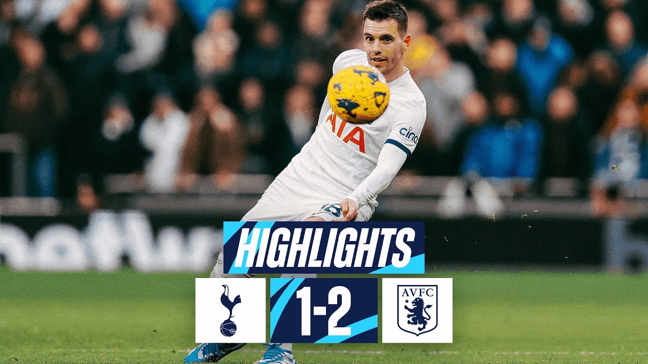 TOTTENHAM HOTSPUR 1-2 ASTON VILLA // PREMIER LEAGUE HIGHLIGHTS - Win ...