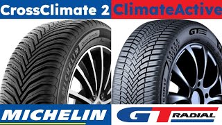 Michelin CrossClimate 2 vs GT Radial ClimateActive