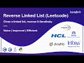 9. Reverse Linked List (Leetcode) | DS & Algo | Interview Preparation | C++ | Java | Python | Medium