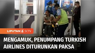 Kronologi Penumpang Pesawat Turkish Airlines, Serang Pramugara hingga Terluka | Liputan 6