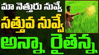 మా నెత్తురు నువ్వే సత్తువ నువ్వే అన్న రైతన్న || Raithu Kastam || Farmer Struggles || Palle Narsimha