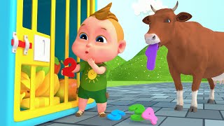 Animal Dance Song - Farm Animals Cartoon for Kids | Super Sumo Nursery Rhymes &