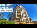 TOURING a 3 BR apartment to let in Ruaka @480$ monthly | All en-suite 3 BR for rent in Ruaka.