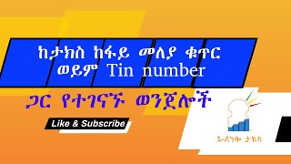 ከታክስ ከፋይ መለያ ቁጥር ወይም Tin number ጋር የተገናኙ ወንጀሎች