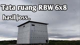 Tata ruang RBW 6x8 tanpa rumah monyet