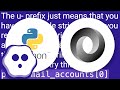 Python: json.loads returns items prefixing with 'u'