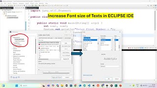 How to Change Font Size in Eclipse IDE | Increase Font Size in Eclipse #bharathedutech